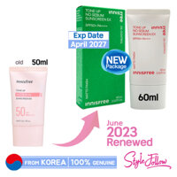 ❤️Gói MỚI❤️[Innisfree] Kem chống nắng Tone Up No Sebum EX 60ml (SPF50 + / PA + + + +)