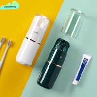 Agoodthing Bộ Nước Rửa Du Lịch Kem Đánh Răng Di Động Trang Điểm Cốc Nước súc Miệng
