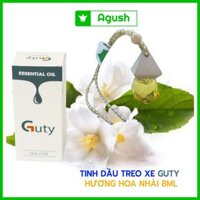 Agush - Tinh dầu Hoa Nhài nguyên chất thơm phòng, treo xe ô tô GUTY 8ML