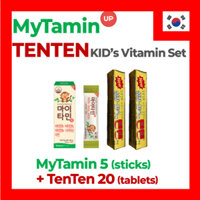 ❤️Hàn Quốc❤️ Bộ vitamin đa năng dành cho trẻ em [TenTen + Mytamin Set] Vitanmin, Kẽm, Magiê, Canxi