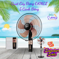 {❤️hàng chính hãng❤️} Quạt Cây Đứng CAMEL, Quạt Điện 5 Cánh Đồng cao cấp ,động cơ mạnh mẽ ,bền bỉ
