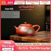 ⚡️Hàng Mới Về⚡️ Ấm Thạch Biều Song Ngư 260ml – NN Thật Lực Phái – Đại Hồng Bào – TS489