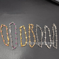⚡️HÀNG SẴN⚡️VÒNG TAY CHROME HEART Thánh Giá Nhỏ CH-460 -Lắc tay Hoa Chrome heart Thánh Giá Vàng Bé-Chrome heart bracelet