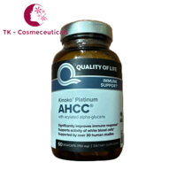 AHCC Kinoko Platinum 750mg Mỹ Tăng Cường Miễn Dịch Đào Thải HPV 60 Viên