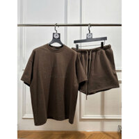 ⚡️[Hight Quality] - Bộ Hè - Bộ Hè F0G Essent Nâu Đất Chữ Nổi Mầu Tone Da  Dễ Mặc Nhất Fw25 - Chuẩn Loại 1 Hàng QCCC