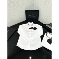 ⚡️[Hight Quality] Hàng Có Sẵn Áo Sơ Mi Dolce Logo Embroiders Check Quanh Cổ Sang Trọng - Hàng Loại 1 Full Túi Tag DG