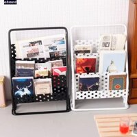 Ahmed Nhà Búp Bê Sắt Giá Để Đồ, Giá Sách Tỉ Lệ 1: 12 Màn Hình Thu Nhỏ Giá Báo, Phụ Kiện Búp Bê Kệ Báo Giả Vờ Chơi Trang Trí Hàng Ngày Giá Búp Bê Mô Hình Thủ Công DIY