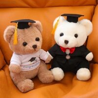 Ahmeduib Cử Nhân Gấu Sang Trọng Đồ Chơi, Búp Bê Mềm Đồ Chơi Nhồi Bông Mũ Bác Sĩ Búp Bê Gấu Tốt Nghiệp, Có Mũ Tiến Sĩ Ngồi Hoạt Hình Gấu Ngồi Đồ Chơi Sang Trọng Quà Tặng Sinh Nhật Tốt Nghiệp