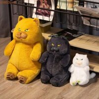 Ahmeduib Mèo Sang Trọng Búp Bê, Lông Tơ Dễ Thương Anh Shorthair Mèo Sang Trọng, Gối Sang Trọng Hoạt Hình Kawaii Mềm Mèo Đồ Chơi Nhồi Bông Sinh Nhật