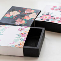Ai Zaofang Xà phòng handmade cao cấp Hàn Quốc Tự làm Xà phòng Hộp quà Bao bì Hộp đựng Hộp đựng ngăn kéo in [cxy]