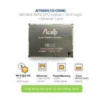AI7688H(1G+256M) 580 MHz MIPS CPU module + Wi-Fi b/g/n + Ethernet 1-port