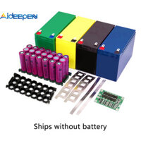 AIDEEPEN 18650 Battery Case 12V Lithium Battery Storage Box Replace Lead-Acid Fixed Bracket Holder 3S 40A BMS Sprayer