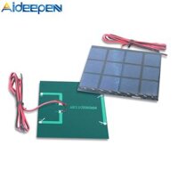 Aideepen Tấm Thả Keo Năng Lượng Mặt Trời AK110 * 92 3V 400MA Với Cáp 1M Bảng Phát Điện Bộ Sạc Pin Hệ Thống Năng Lượng Mặt Trời Tự Làm