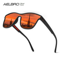 Aielbro UV400 Kính đi xe đạp Kính râm phân cực Đường thể thao Mtb Xe đạp leo núi Kính mắt dành cho nam nữ TAC Chất liệu ống kính Kính mắt thời trang Kính râm râm