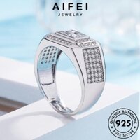 AIFEI JEWELRY quốc nam cương kiện phụ hàn nguyên 925 bạc moissanite cao sức thời bản quý thật kim trang nhẫn vàng R1575