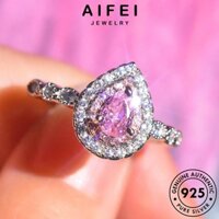 AIFEI JEWELRY thể hình hàn sức cương tinh hồng thật trang nữ khí lê bạc nguyên quốc thời kiện nhẫn phụ kim bản 925 quả chất R2500