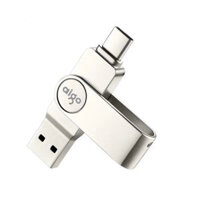 Aigo U356 128GB Type-C&USB3.1 Flash Drive High Speed Transmission Mobile U Disk for PC Computer Laptop