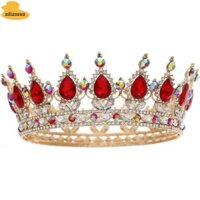 Ailiansuo Nữ Tiaras, Cosplay Cô Dâu Vương Miện Nữ Hoàng, Thời Trang Trang Trang Sinh Nhật Prom Pha Lê Cưới Tiara Cho Tiệc Công Chúa