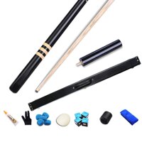 AILILI Billiard Cue Sticks -3/4 Pool Cues,Nicely Balanced, Wood Billiard Pool Cue 18OZ,9.8 Mm Cue Tips,145cm Long,Billiard House,Bar Cue Sticks & A...