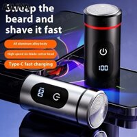 AILIYA Màn hình kỹ thuật số mini cầm tay máy cạo râu điện ô tô du lịch tại nhà máy cạo râu
