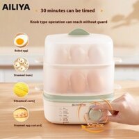 AILIYA Máy hấp trứng đa chức năng để sử dụng tại nhà, máy ăn sáng mini để trứng luộc trứng trứng trứng trứng