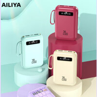 AILIYA Power Bank 20000 mAh Quà tặng ngân hàng điện Mini dung lượng lớn
