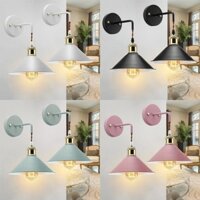 AIMI Sắt Rèn Macaron Đèn Tường Retro Công Nghiệp Trang Trí Nhà Cửa Sconce Phòng Khách Phòng Ngủ Đèn Đầu Giường Hành Lang Đèn Cầu Thang