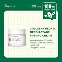 AINHOA COLLGEN+ NECK % DECOLLETAGE FIRMING CREAM / KEM LÀM GIẢM VẾT NHĂN, NÂNG CƠ SĂN CHẮC VÙNG NGỰC, CỔ
