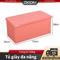 AIODIY Ghế Hộp Đựng Đồ Ghế Đựng Đồ Hộp Để Đồ Ghế Đổi Dép Ghế Sofa Ngăn Chứa Đồ Tiện Dụng