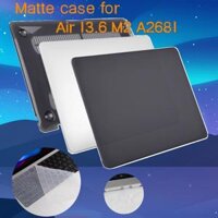 Air 13 M2 case Ốp Máy Tính Bảng Nhám Có Màn Hình Cảm Ứng Cho compatible for MacBook Air 13 M2 A2681 13.6 inch 2022 - Matte black