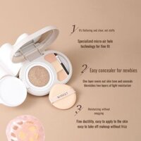 Air cushion BB kem nền dạng lỏng thiết lập phấn che khuyết điểm che khuyết điểm nữ hai trong một che quầng thâm vết mụn không thấm nước không trang điểm