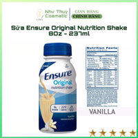 (Air - Date 12.2024) Thùng 30 Chai Sữa Ensure Original Nutrition Shake 8Oz - 237ml