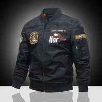 Air Force ma1 Bomber Jacket Nam Công nghiệp nặng Thêu Đồng phục bóng chày Áo khoác đại bàng Hàng hóa (2237) M-4XL