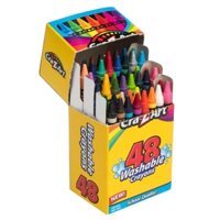 [Air, Hàng Mỹ] Bút màu sáp Cra-Z-Art 48 Count Multicolor Washable Crayon 48 cây của Mỹ