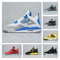 Air Jordan 4 cổ điển đa năng Mid-Top Retro bóng rổ giày cho nam giới Kích thước:(eur40-45)