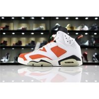 Air jordan 6 gatorade Trắng cam đen 384664 145