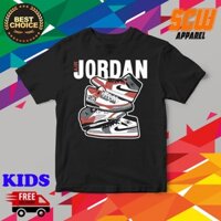 Air JORDAN Áo Thun COTTON AIR JORDAN 2 Chất Lượng Cao