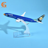 Air NOK Boeing 737 Máy Bay Mẫu Thái Airways Blue Bird B737 Máy Bay Diecast Kim Loại Máy Bay Đồ Chơi Quà Tặng Trang Trí