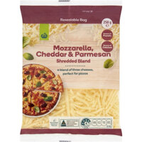 Air Phomai Mozzarella Cheddar & Parmesan Shredded Blend Úc 250g