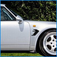 Air Vent Sticker 2X Vây Cá Mập Bên Lỗ Thông Khí Trang Trí Có Ô Tô Hood Trang Trí Xe Ngoại Thất Decal alonvn