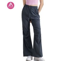 Airactive Giải Trí Thường Ngày Tập Yoga Quần Thể Thao Ống Rộng Quần Bên Túi Xếp Ly Chân Thoáng Khí