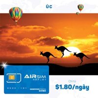 AIRSIM - SIM 4G DU LỊCH ÚC