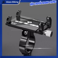 Aiseo Biking Giá đỡ điện thoại trên xe đạp bằng nhôm GUB G‑81 có thể điều chỉnh