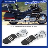 Aiseo-Motor 2 Cái 32Mm Chrome Xe Máy Footpegs Chỗ Để Chân Có Gắn Phù Hợp Cho Honda GoldWing GL1500 GL1800