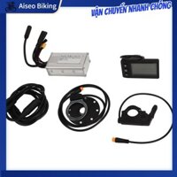 Aiseo-Motor Bộ chuyển đổi xe đạp điện DC24V 36V 48V với điều khiển không chổi than 17A 3 chế độ S866 Bảng Van tiết lưu ngón tay cái