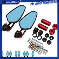 Aiseo-Motor Gương Chiếu Hậu Xe Máy Đảo Chiều Trợ Lý Kính Màu Xanh Xoay 360 Độ Đa Năng Cho Giá Đỡ 8MM/10MM