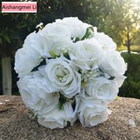 [aishang Trang Sức Đẹp] Bó Hoa Giả Cao Cấp Dùng Làm Đạo Cụ Chụp Ảnh Cưới Hàn Quốc Cho Cô Dâu