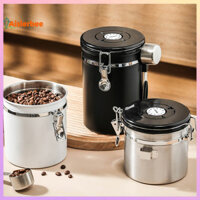 Aislerbee 1 Bộ 1200 / 1500 / 1800ml Bình Kín Dung Tích Lớn Một Chiều Co2 Van Hộp Bảo Quản Kín Hơi Có Thìa Tiện Ích Nhà Bếp