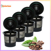 Aislerbee 1 Bộ Lọc Cà Phê Có Thìa Lưới Mịn Phòng Ăn Espresso Đất Cà Phê Lọc Cốc Sử Dụng Hàng Ngày