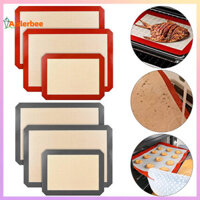 Aislerbee 3 Cái / bộ Thảm Nướng Bánh Silicon Chịu Nhiệt Chống Dính Có Thể Tái Sử Dụng Cấp Thực Phẩm Lò Nướng Bánh Ngọt Bánh Mì Bột Cán Macaron Làm Tấm Bánh Quy Đồ Dùng Nhà Bếp